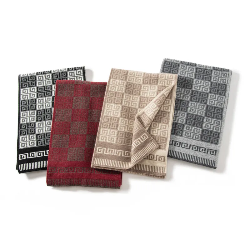 100% Cashmere Scarf Women and Men Cashmere Shawls Winter Thick Pashmina Scarf