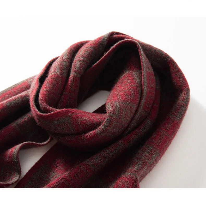 100% Cashmere Scarf Women and Men Cashmere Shawls Winter Thick Pashmina Scarf