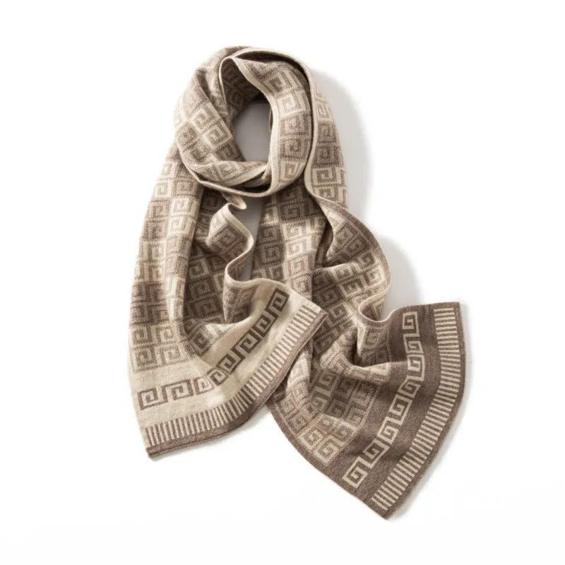 100% Cashmere Scarf Women and Men Cashmere Shawls Winter Thick Pashmina Scarf
