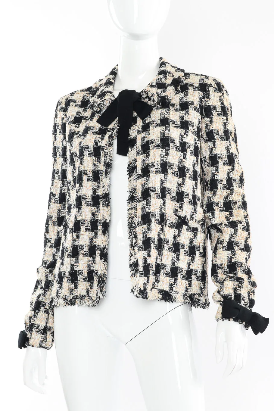 2004 F/W Bouclé Houndstooth Jacket