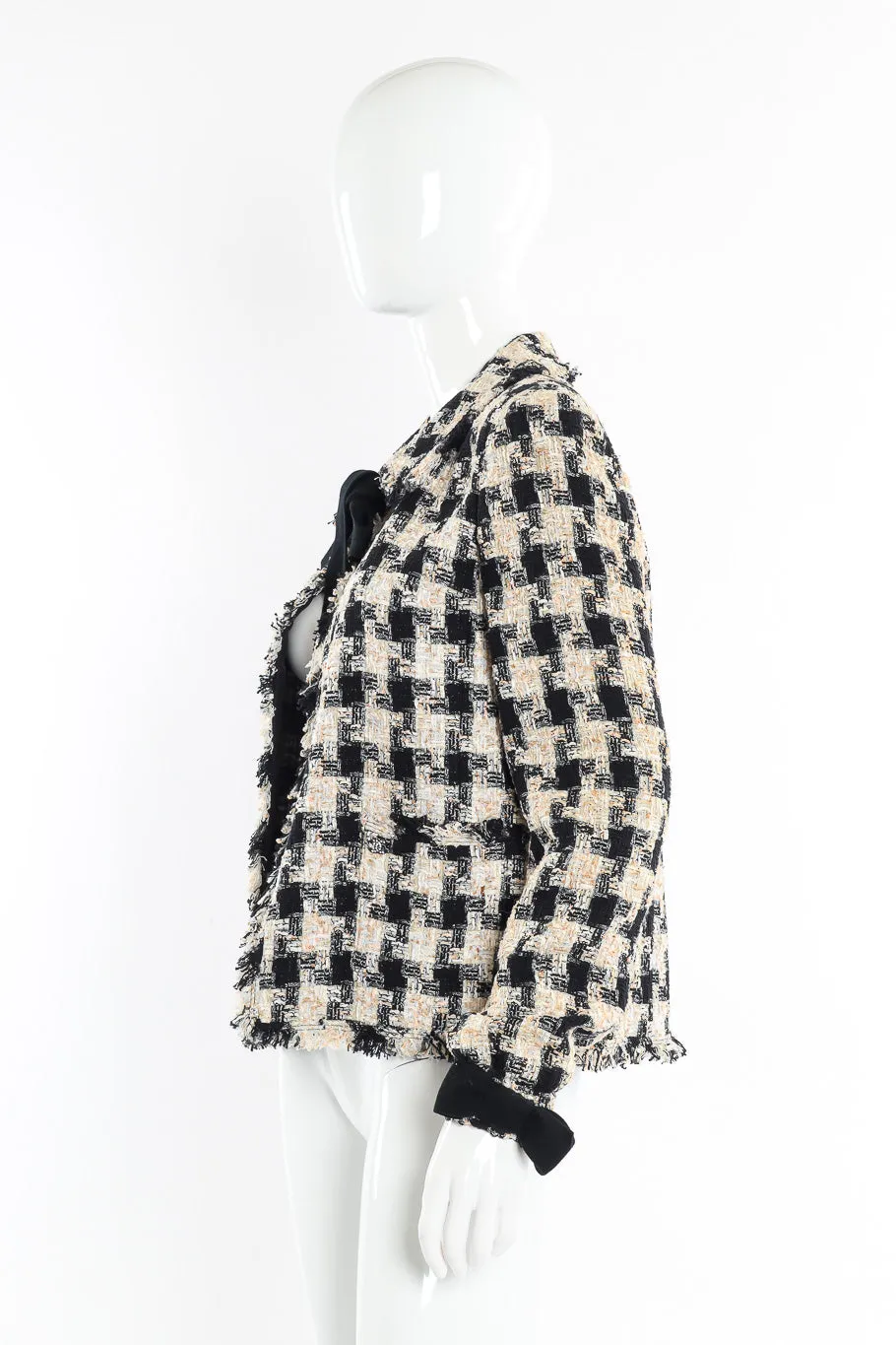 2004 F/W Bouclé Houndstooth Jacket