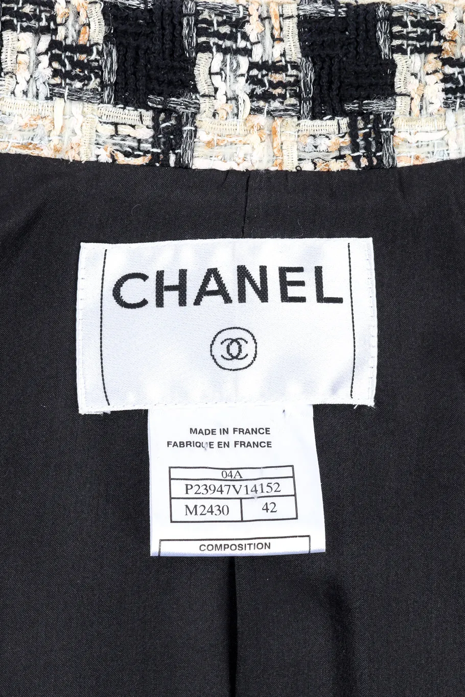 2004 F/W Bouclé Houndstooth Jacket