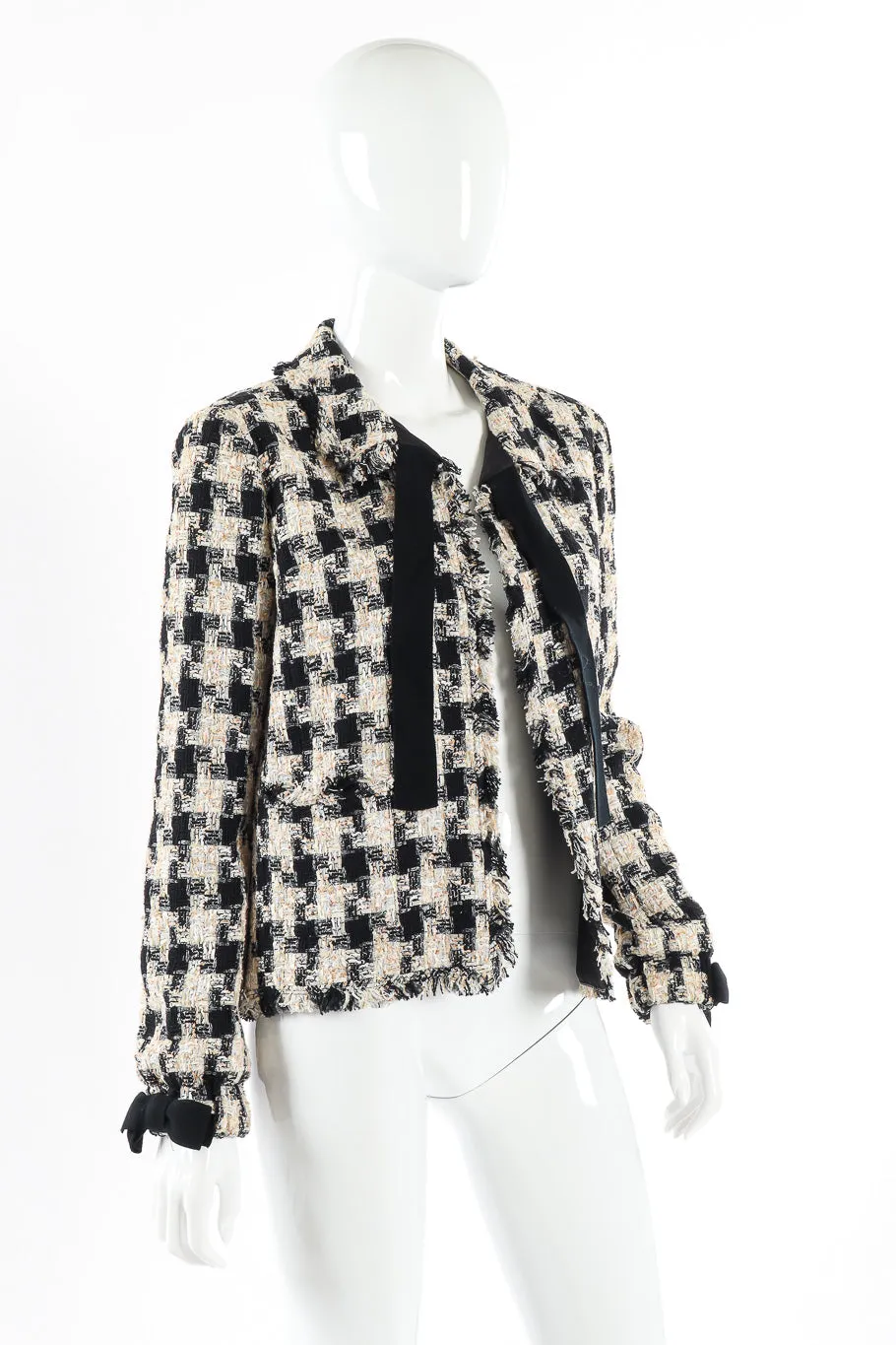 2004 F/W Bouclé Houndstooth Jacket