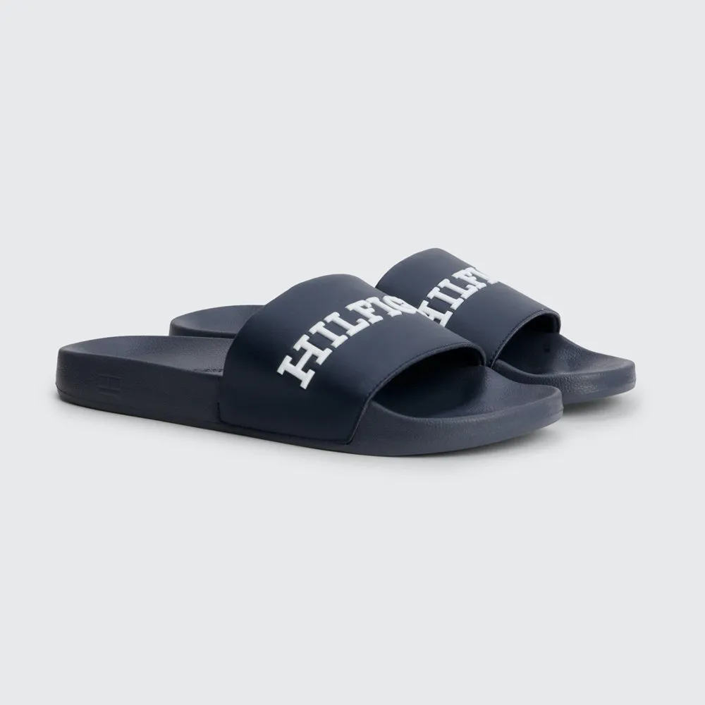 3D Print Hilfiger Pool Slides - Navy