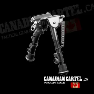 6" H. Style Spring Tension Bipod - Small