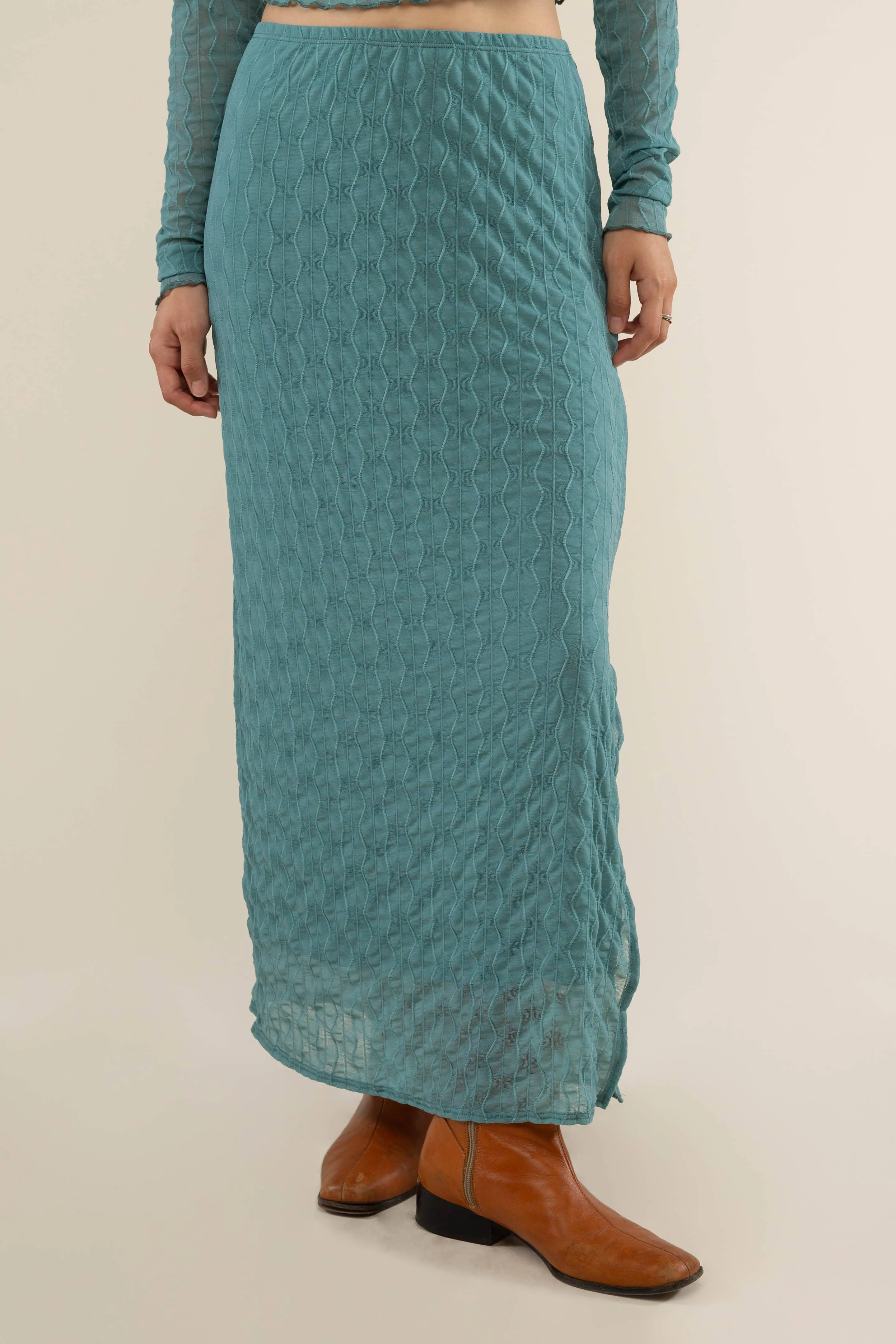 Abra Jacquard Mesh Skirt  SALE