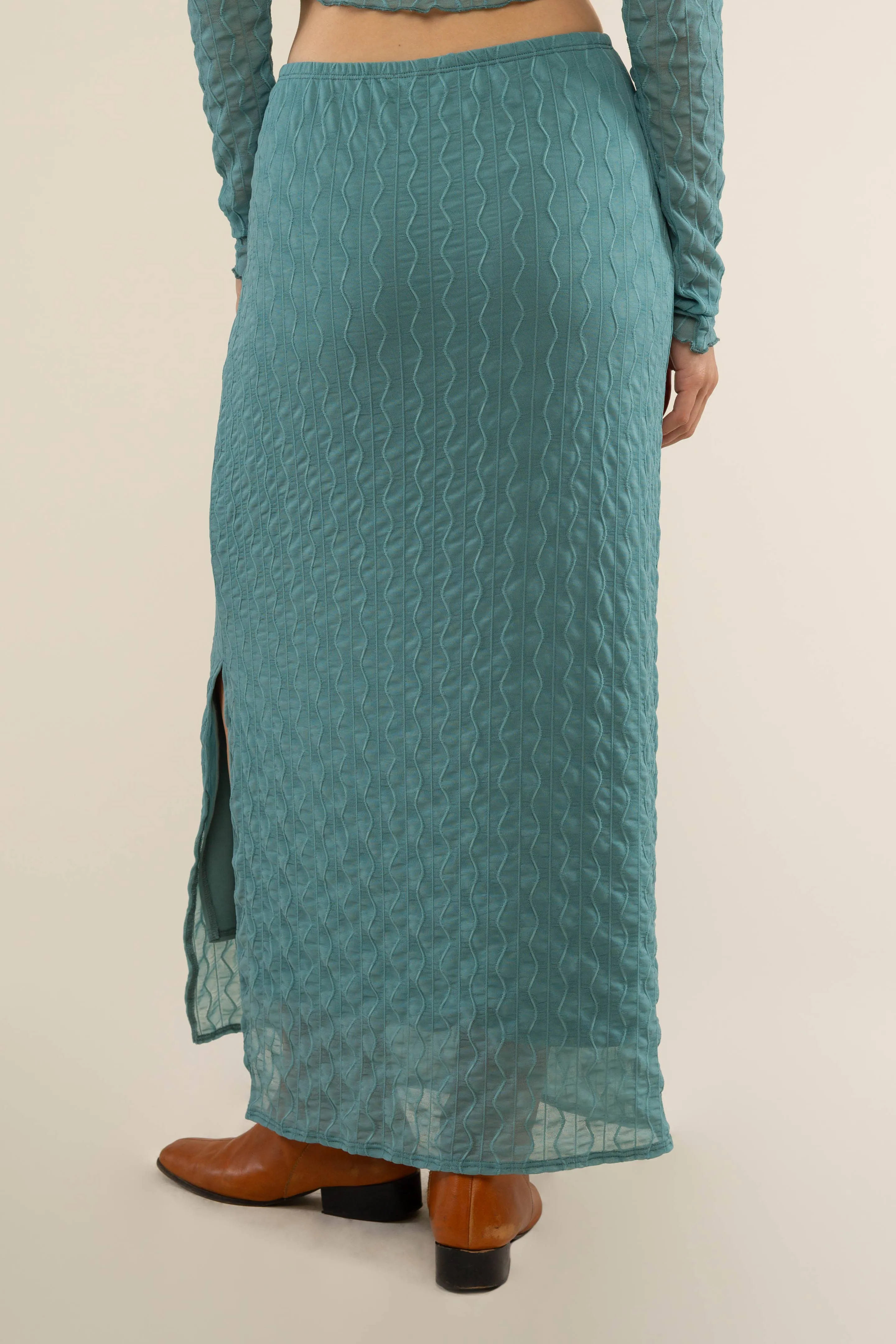Abra Jacquard Mesh Skirt  SALE