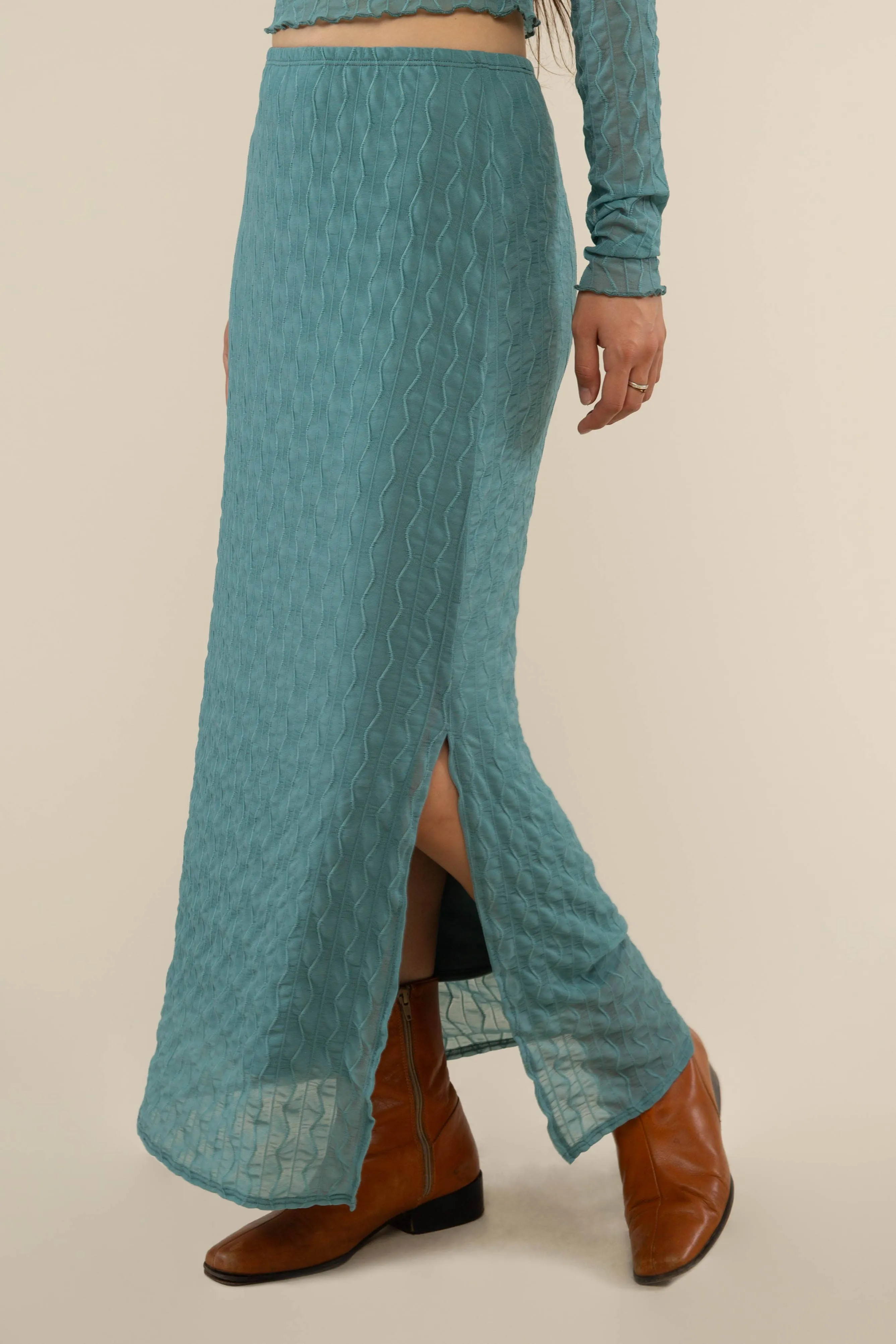 Abra Jacquard Mesh Skirt  SALE