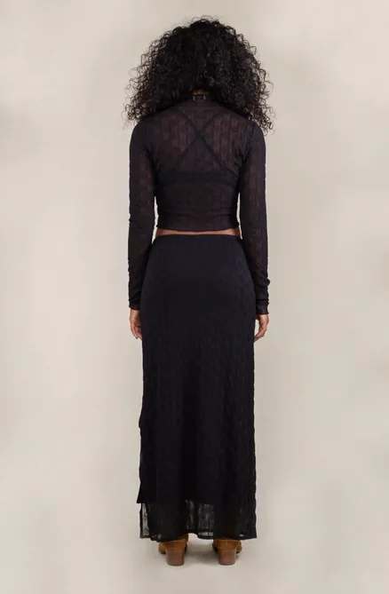 Abra Jacquard Mesh Skirt  SALE