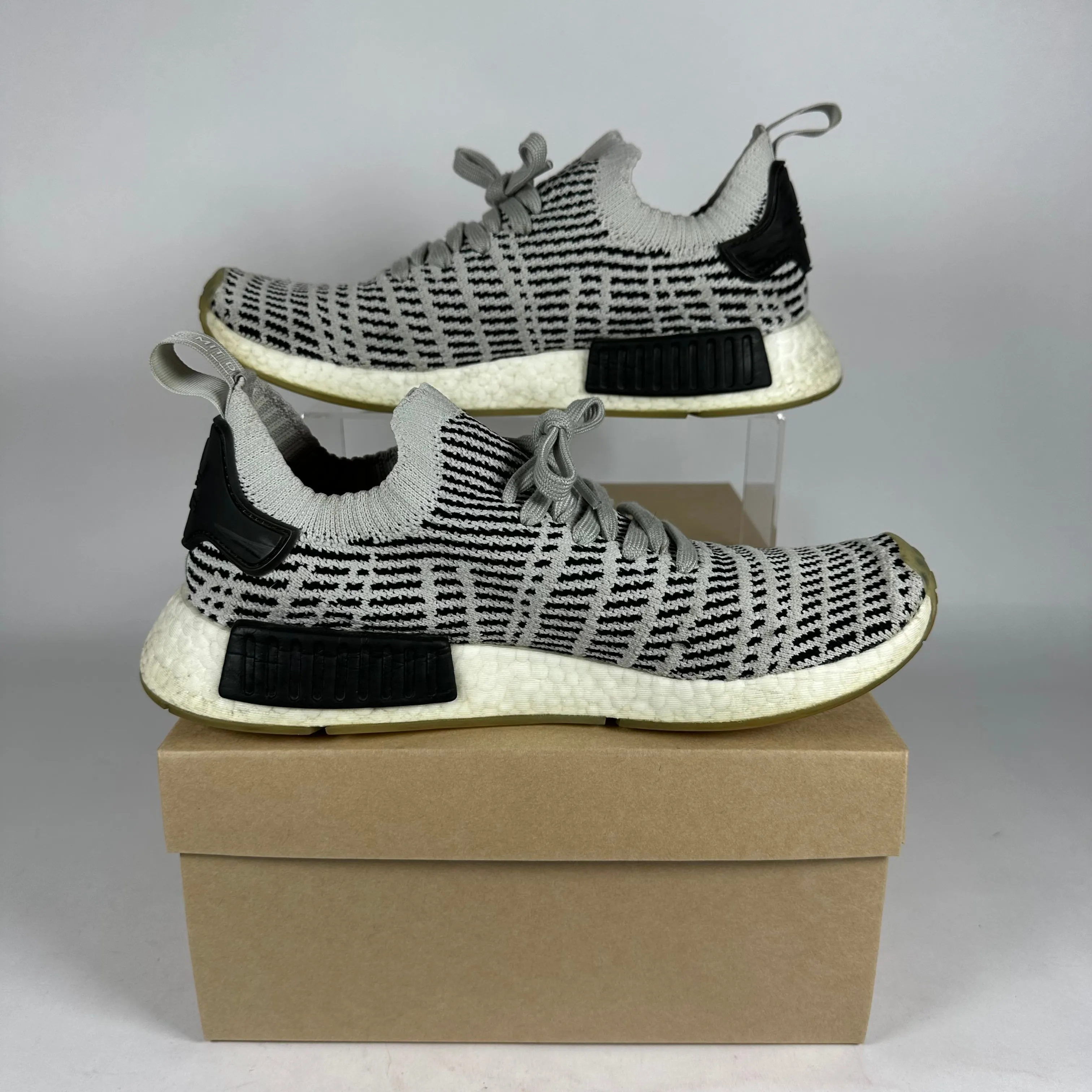 adidas NMD R1 STLT Grey Black *pre-owned* size 9