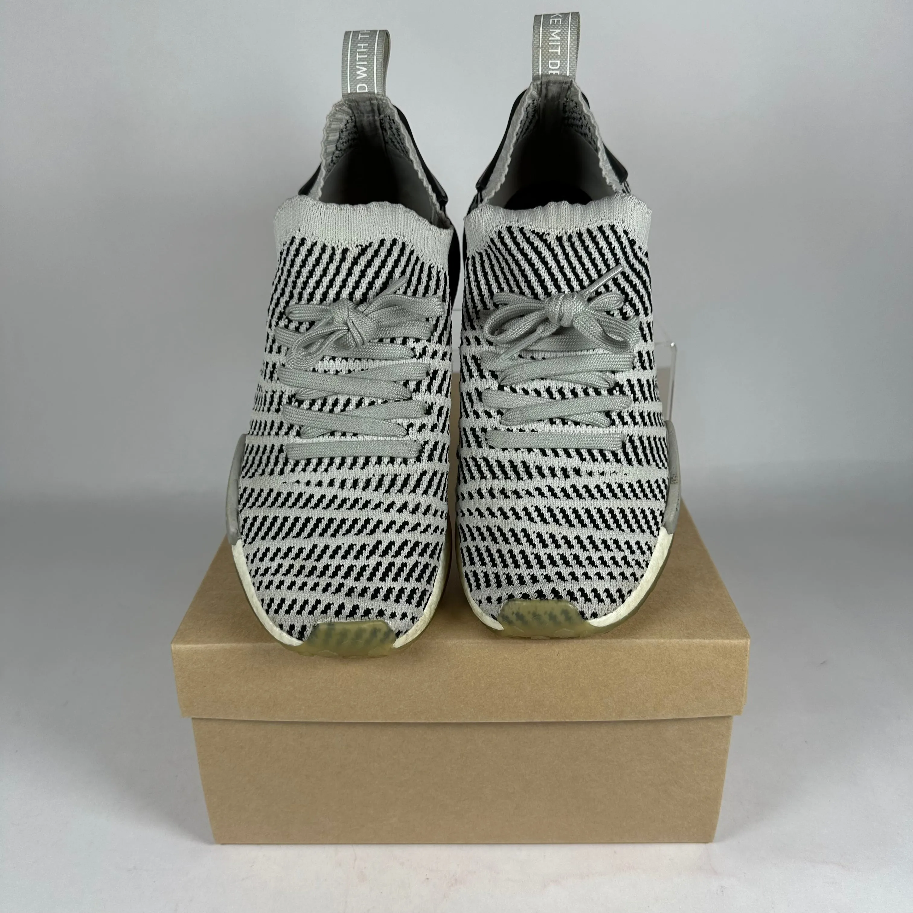 adidas NMD R1 STLT Grey Black *pre-owned* size 9