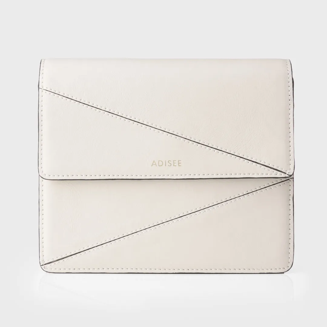 Adisee Diana Ivory Sling And Cross Bags