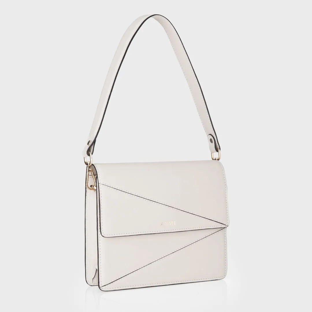 Adisee Diana Ivory Sling And Cross Bags