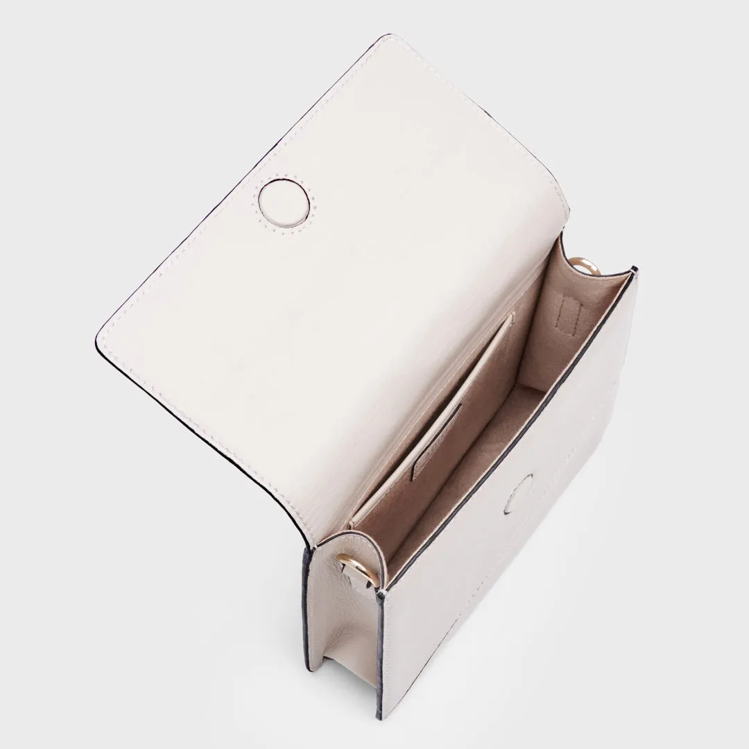 Adisee Diana Ivory Sling And Cross Bags