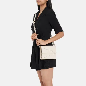 Adisee Diana Ivory Sling And Cross Bags