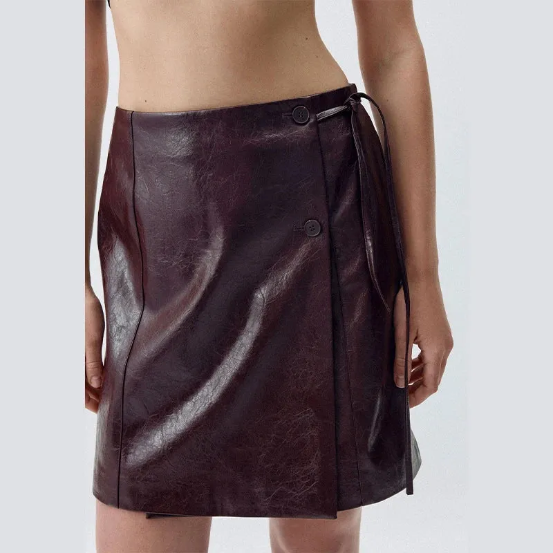 ADVBRIDGE  -  Women's  High Waist Mini Skirt See Through Mesh Hem Package Hip Skirts A Line Hem Pleated Skirt 2025 New Lady Fashion Clothing