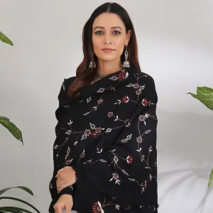 Akiso Black Avril Spring Shawls