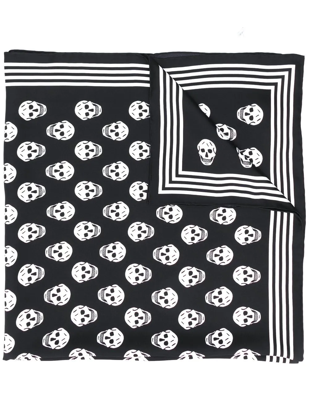 Alexander Mcqueen Black Scarfs