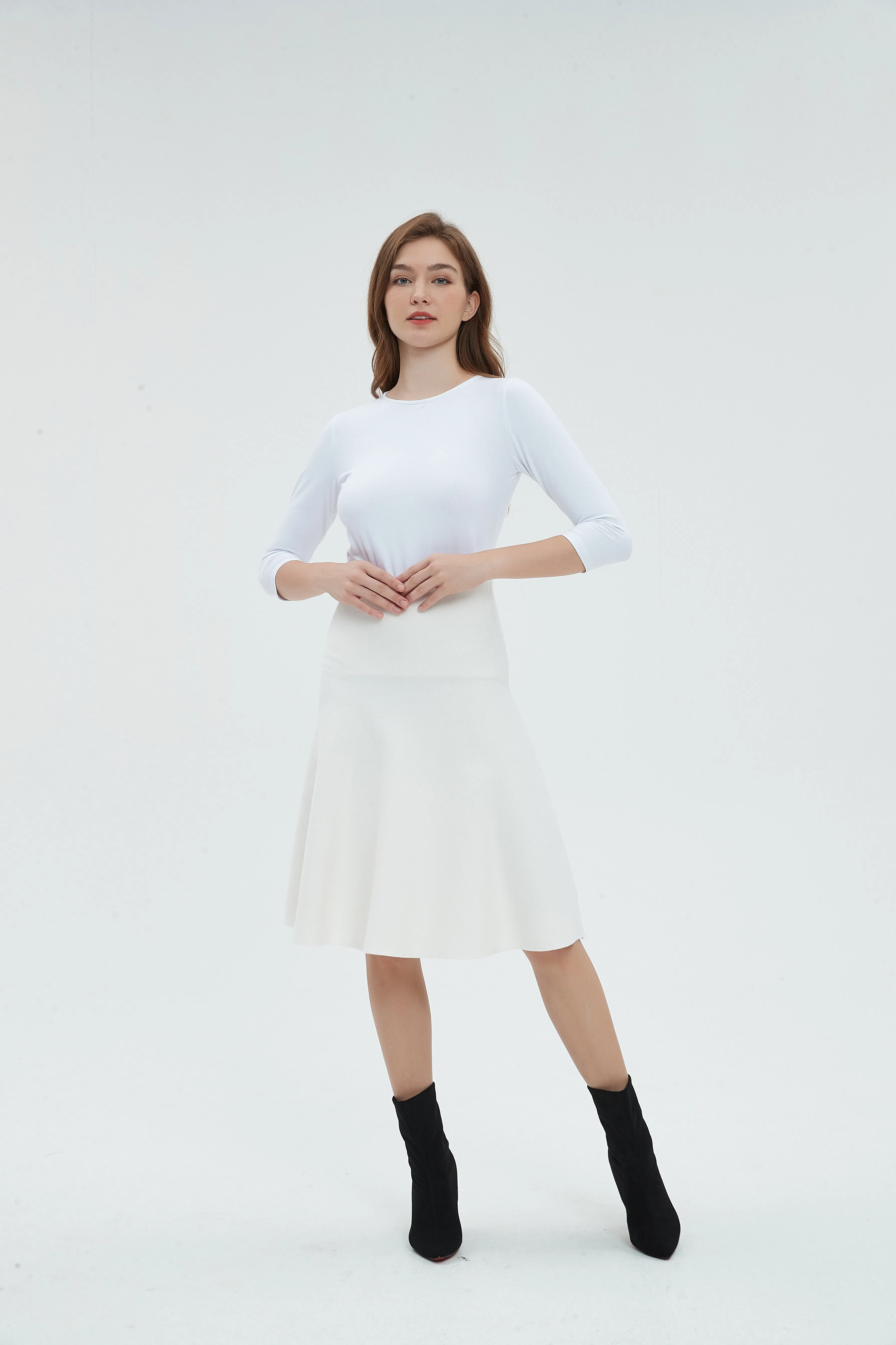 AMAZING  MM SKIRT - WINTER WHITE From Mia Mod