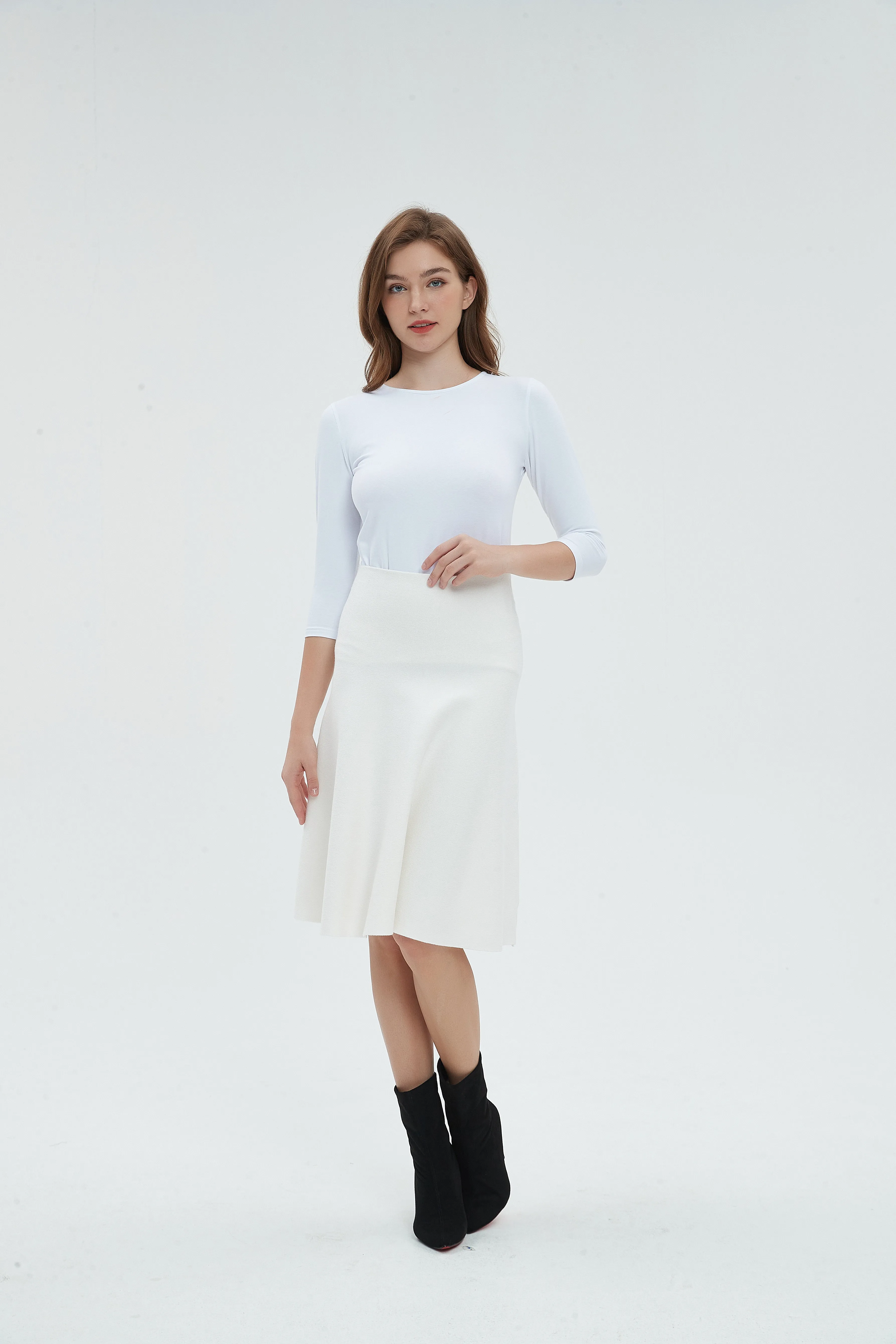 AMAZING  MM SKIRT - WINTER WHITE From Mia Mod