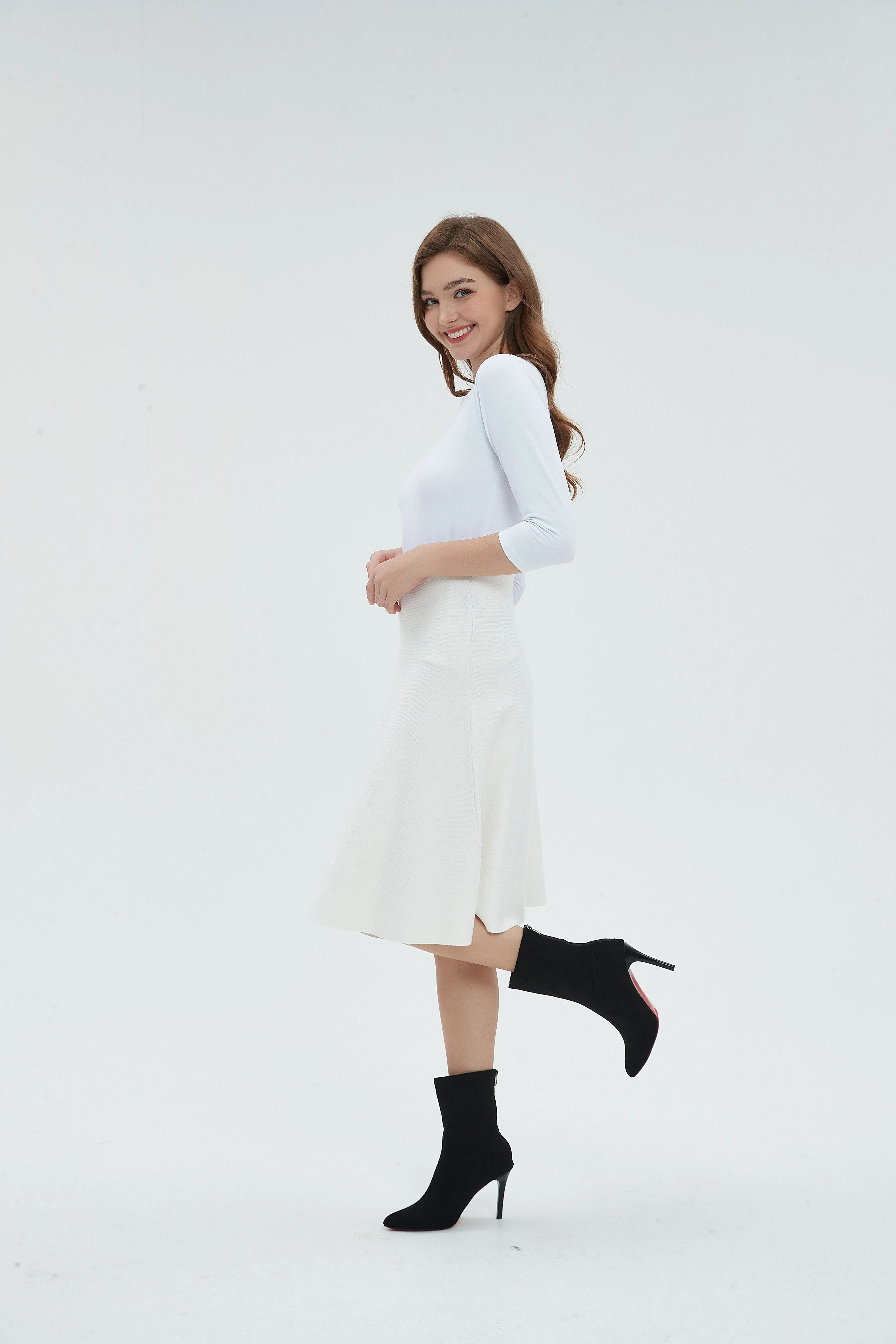 AMAZING  MM SKIRT - WINTER WHITE From Mia Mod