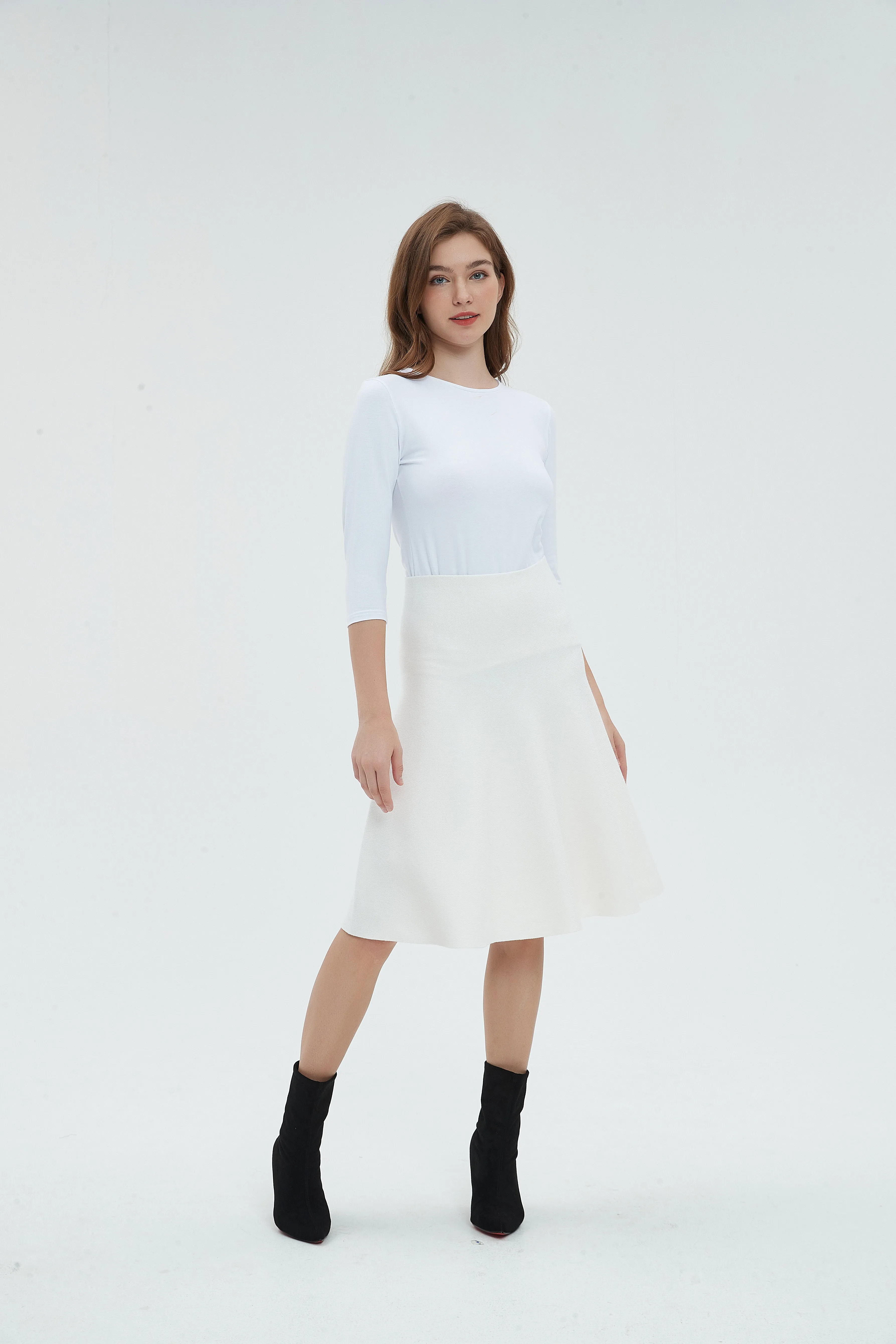 AMAZING  MM SKIRT - WINTER WHITE From Mia Mod