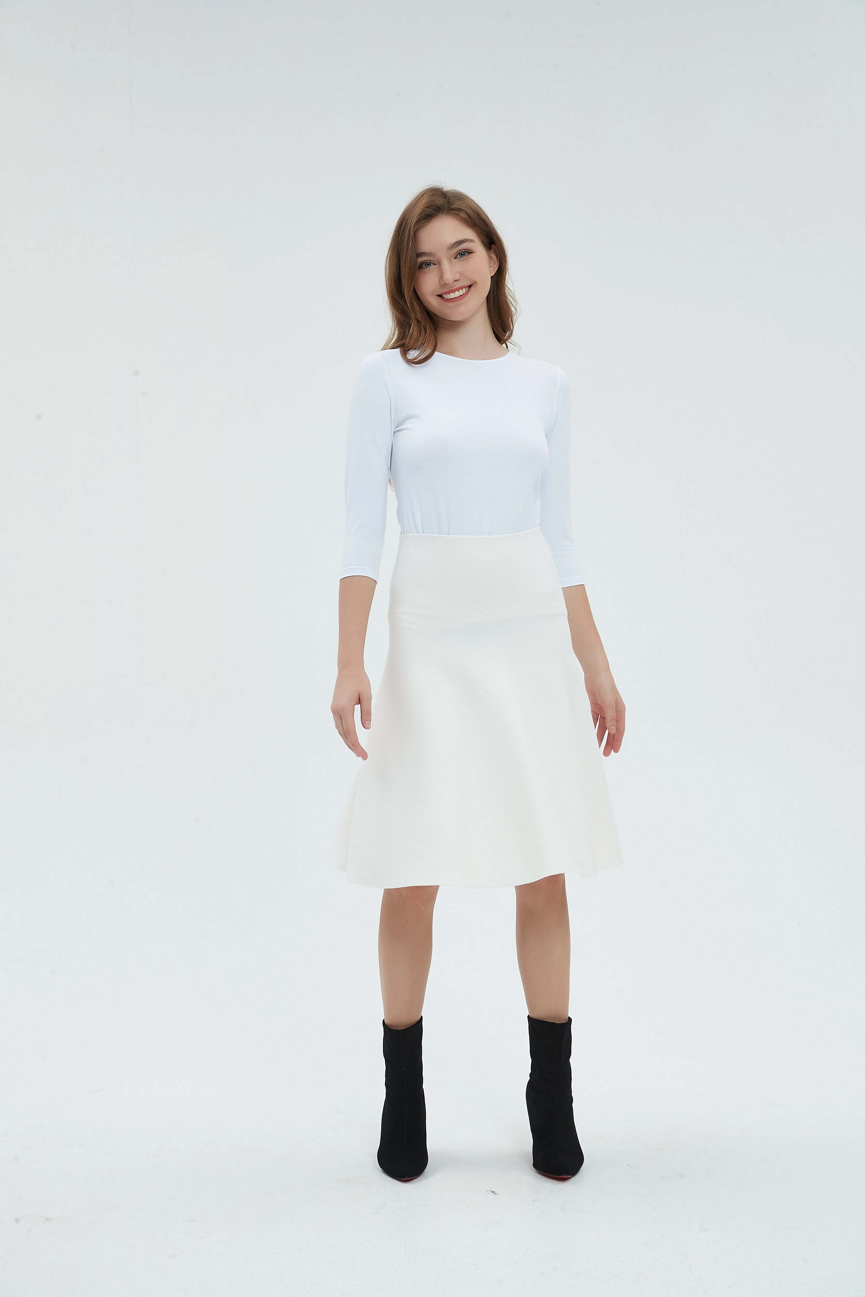 AMAZING  MM SKIRT - WINTER WHITE From Mia Mod