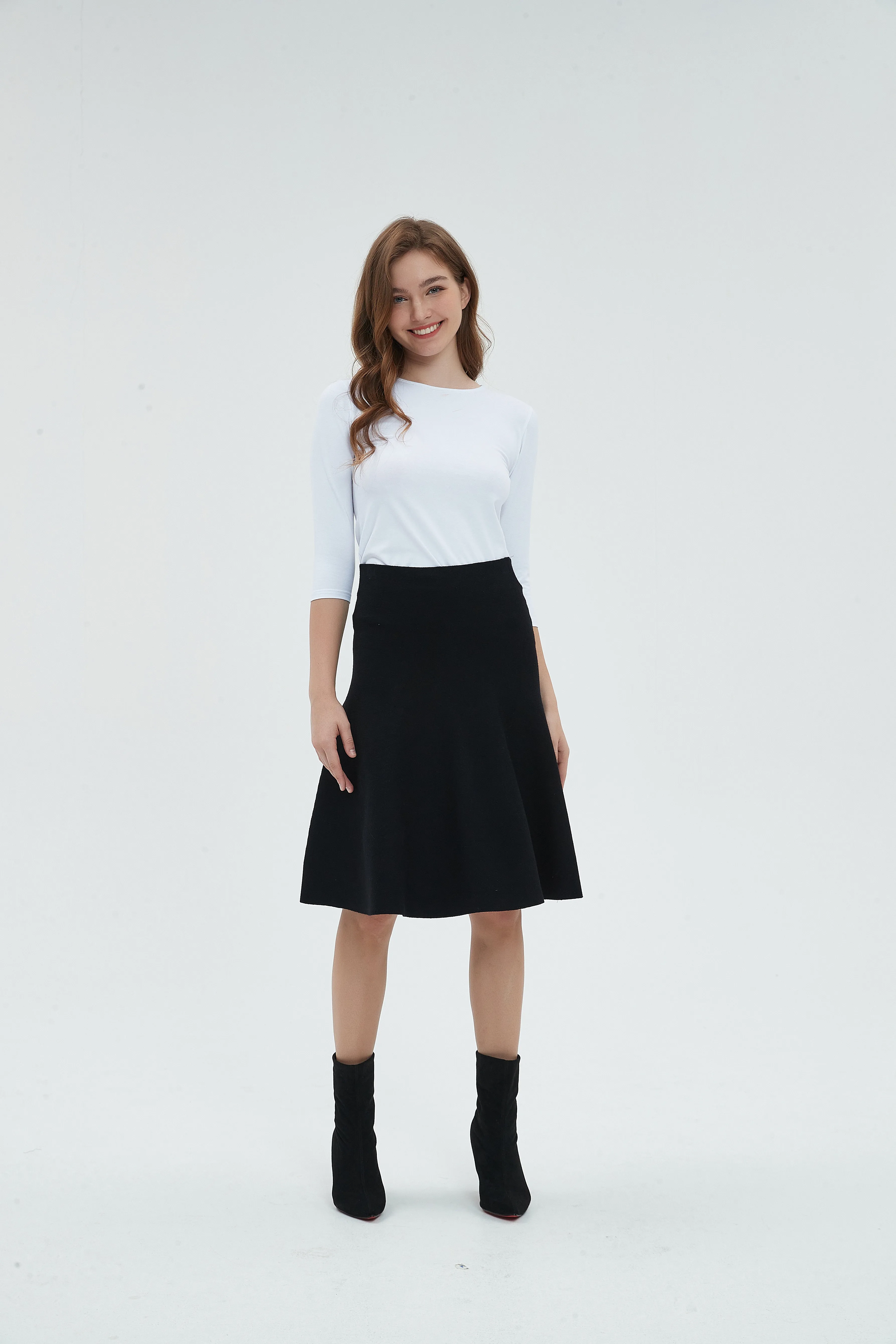 AMAZING MM SKIRT - YEAR ROUND BLACK From Mia Mod