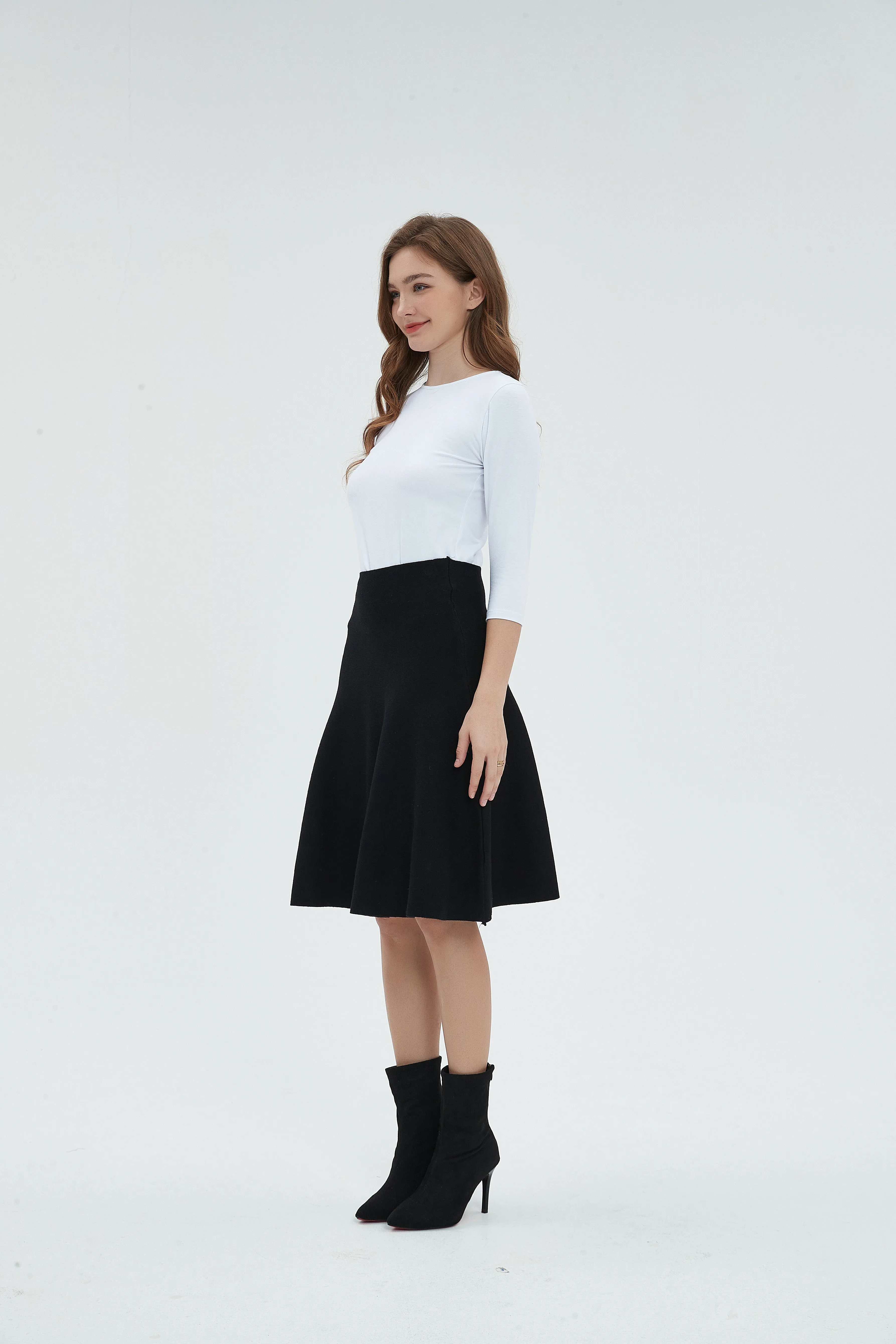 AMAZING MM SKIRT - YEAR ROUND BLACK From Mia Mod