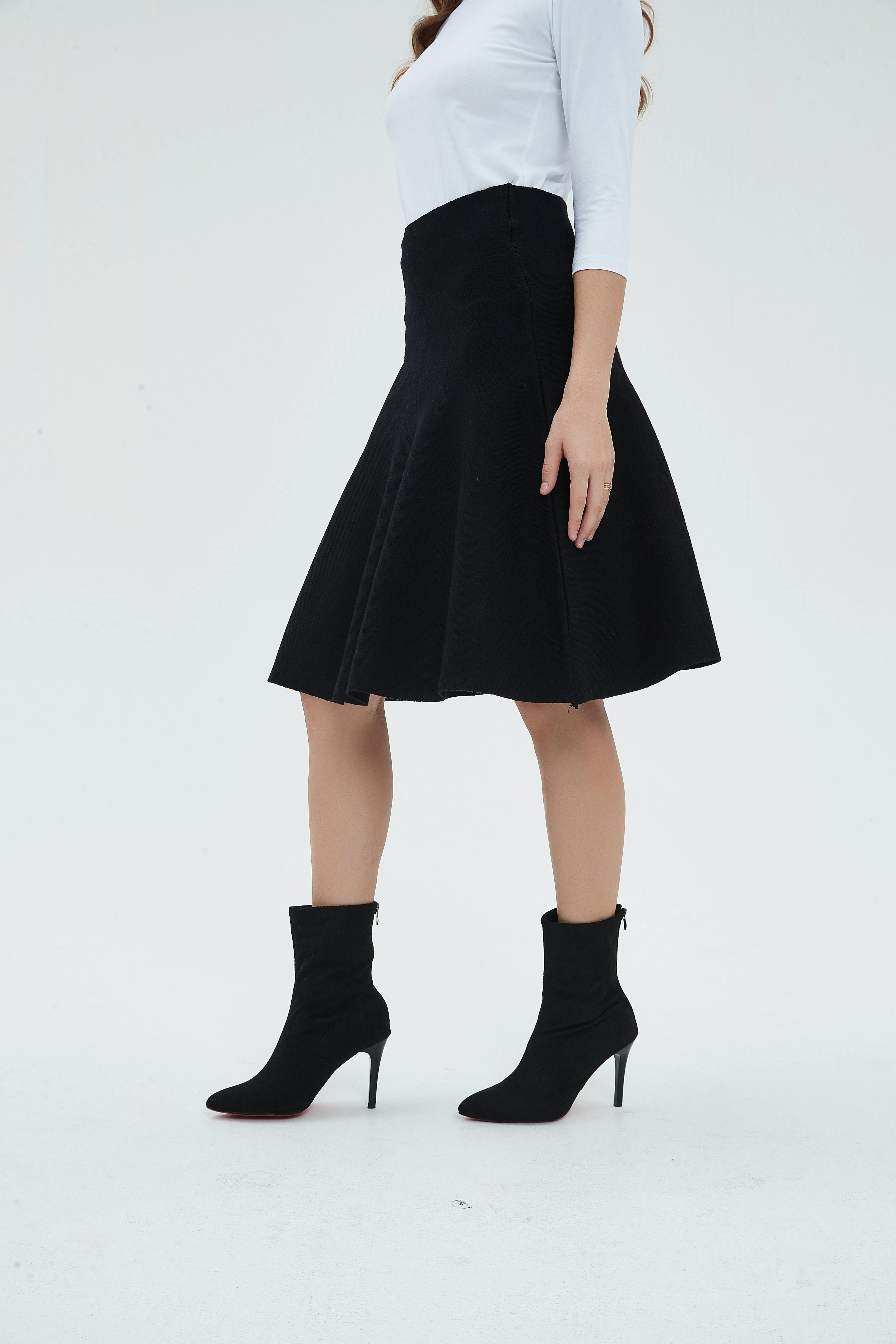 AMAZING MM SKIRT - YEAR ROUND BLACK From Mia Mod