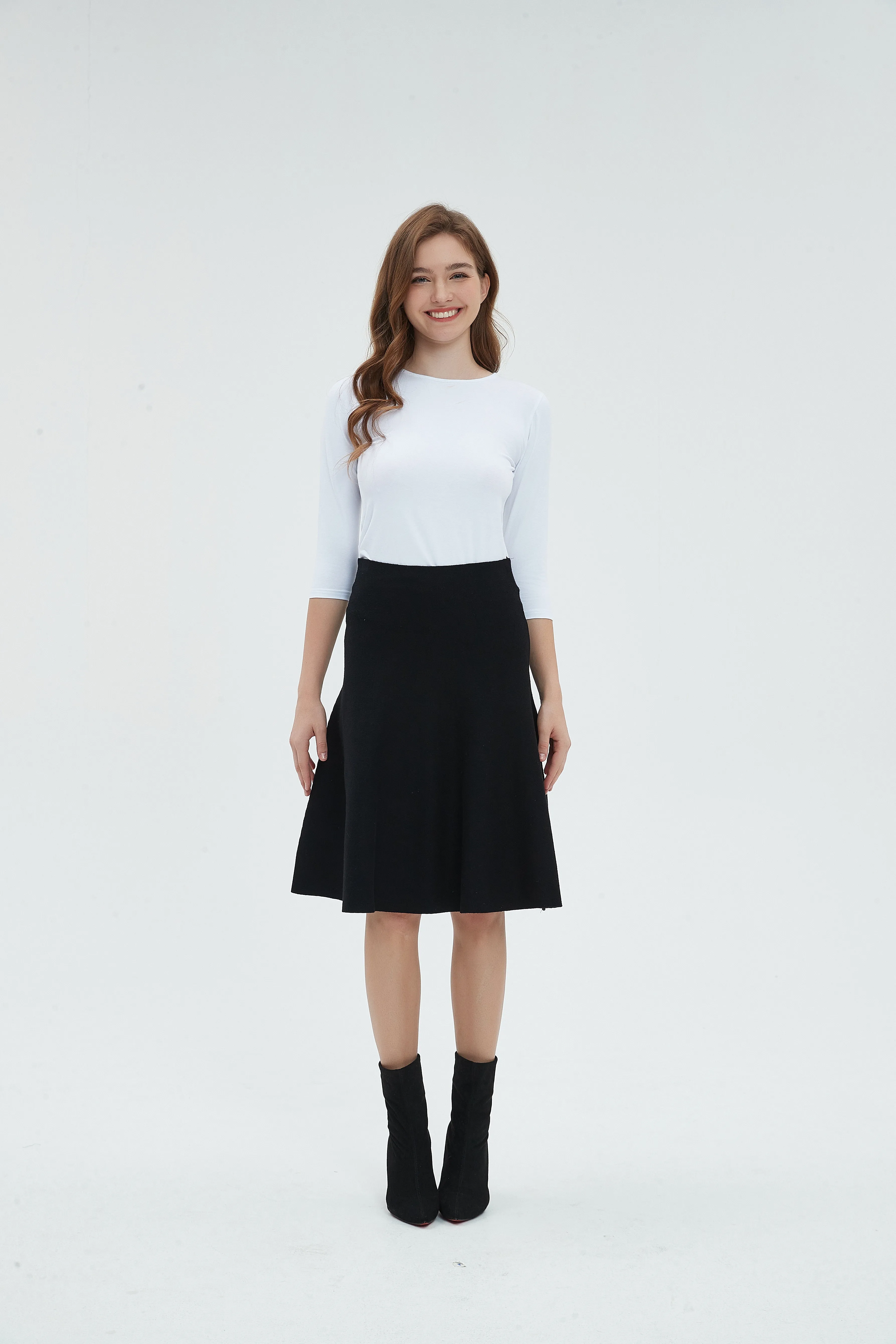 AMAZING MM SKIRT - YEAR ROUND BLACK From Mia Mod