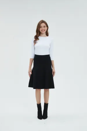 AMAZING MM SKIRT - YEAR ROUND BLACK From Mia Mod