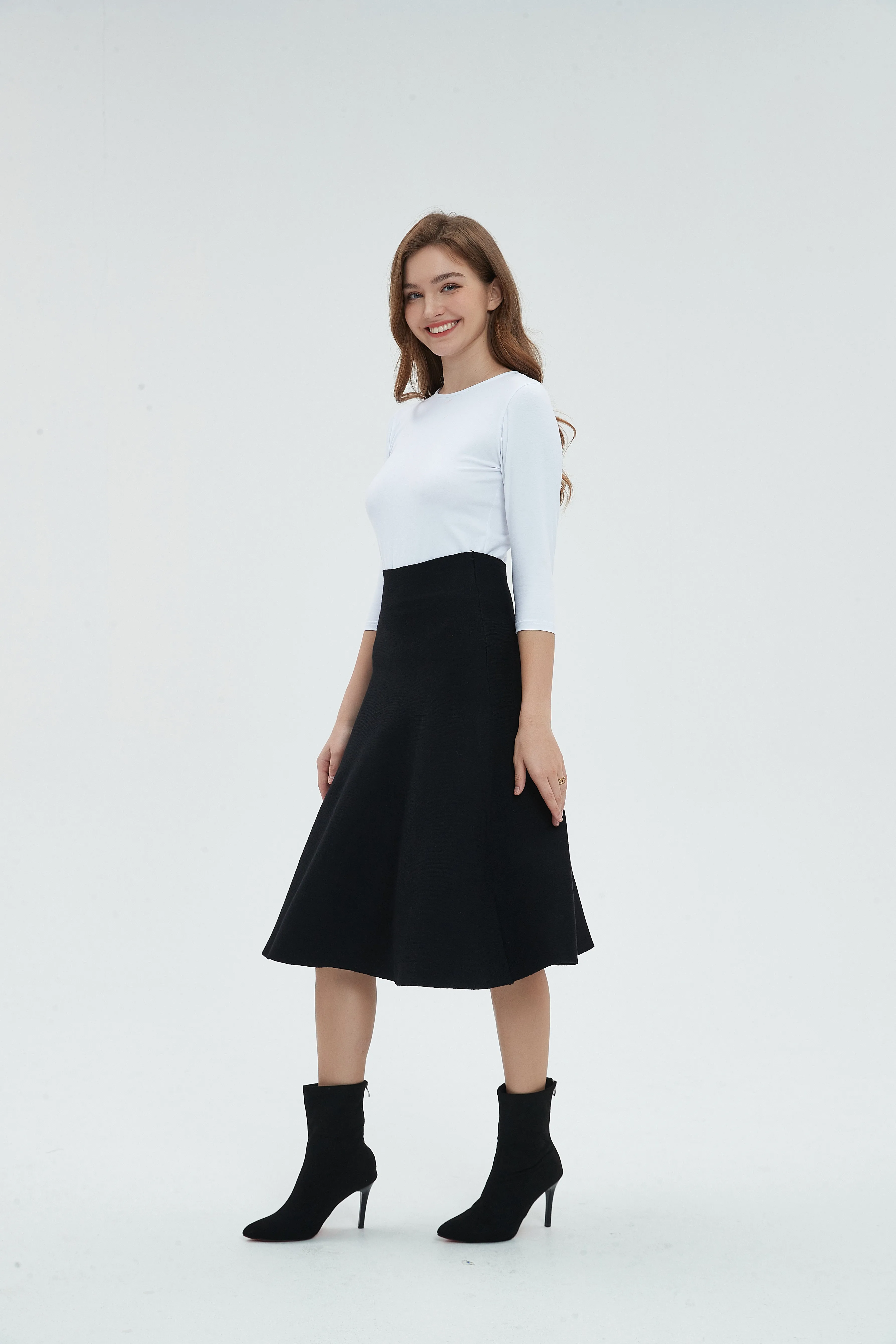 AMAZING MM SKIRT - YEAR ROUND BLACK From Mia Mod