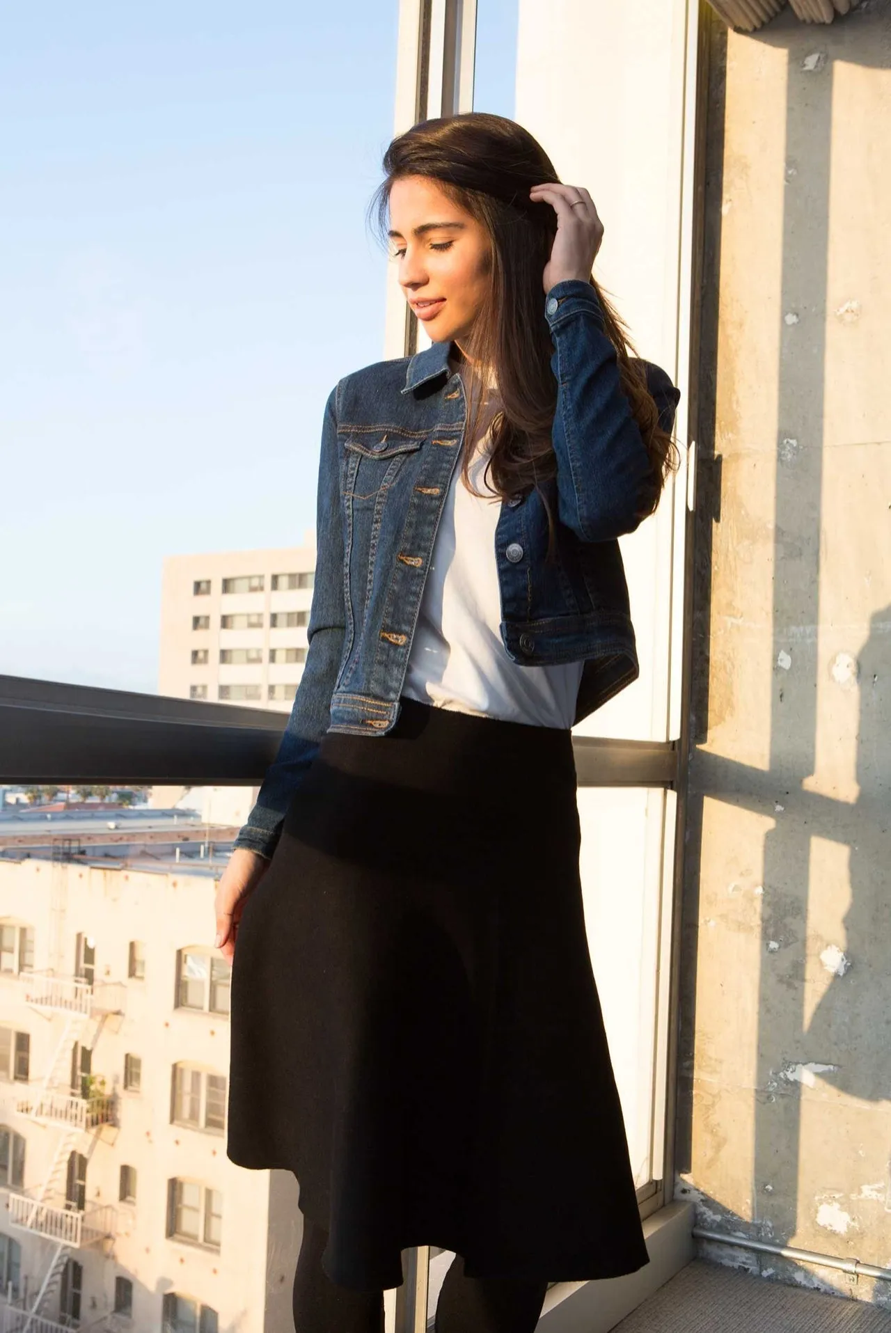 AMAZING MM SKIRT - YEAR ROUND BLACK From Mia Mod