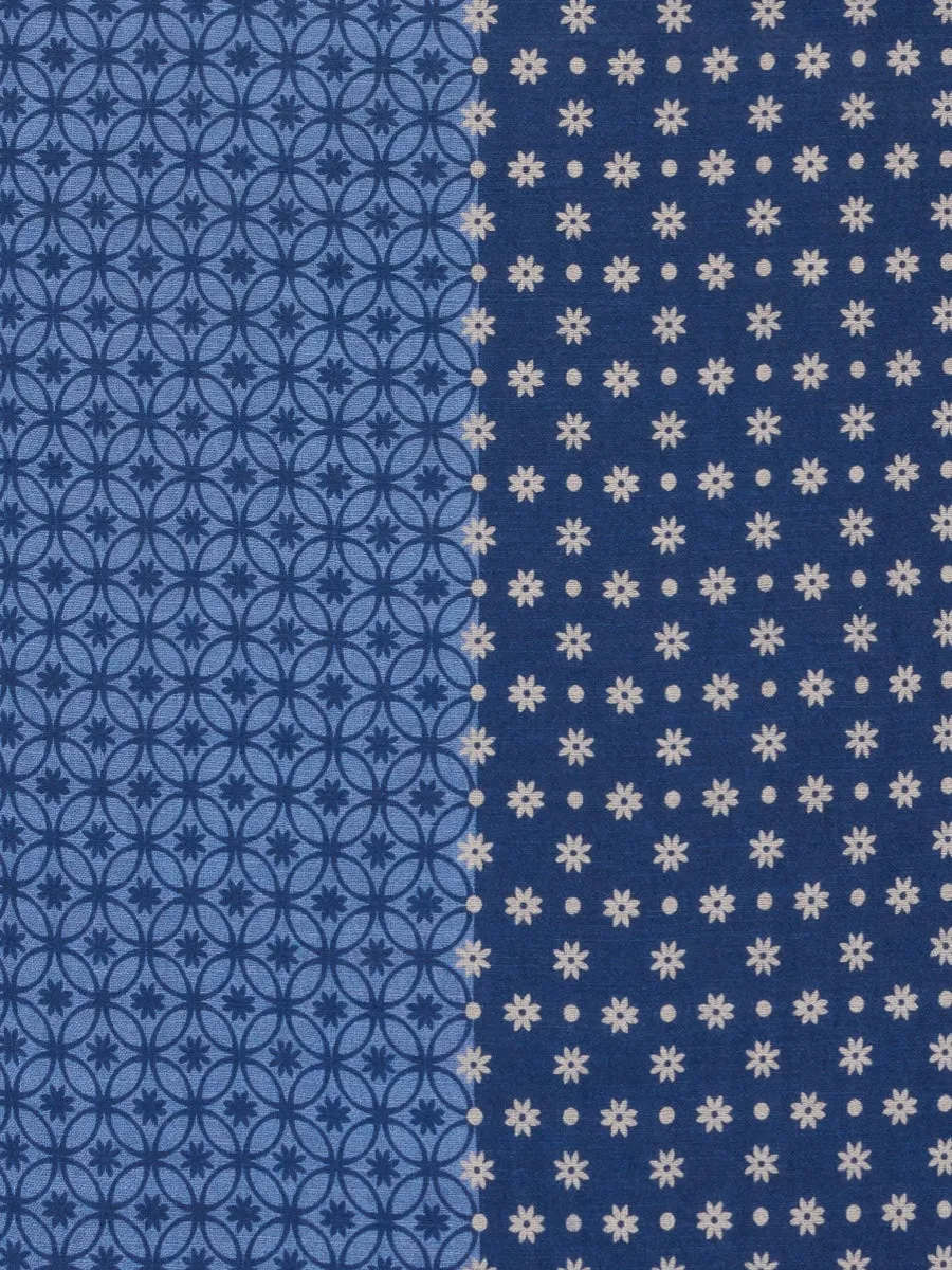 Andrea (blue) - soft and lightweight Italian scarf from 100% wool