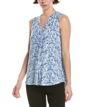 Anne Klein Pleat Front Top