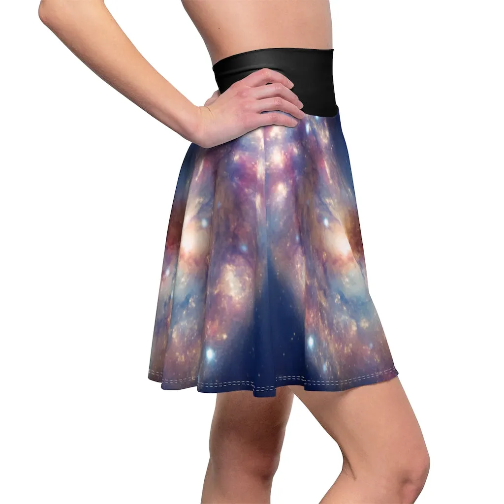 Antennae Galaxy Kozmic Skater Skirt