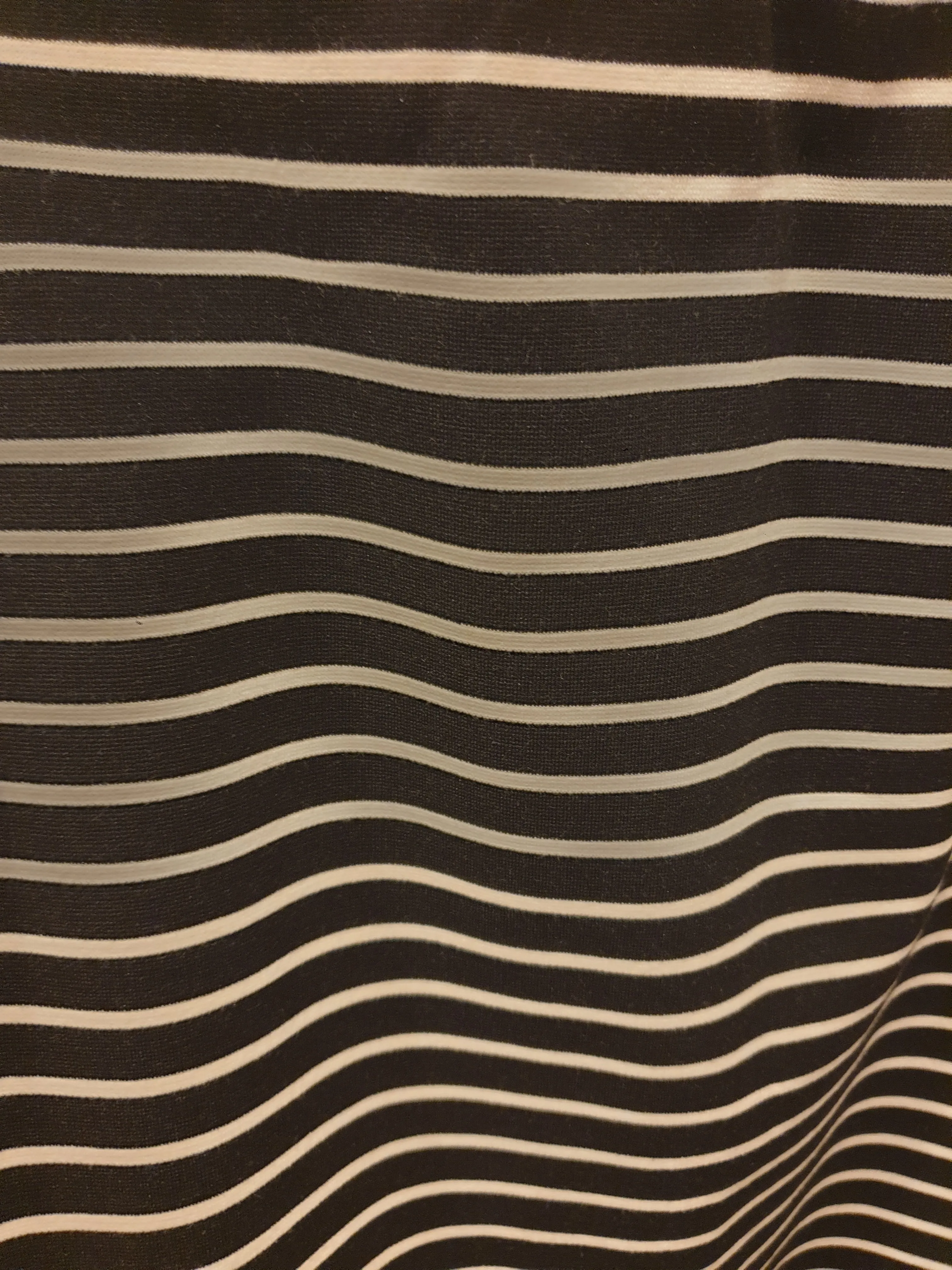 Apha 60 black and white striped stretchy pencil skirt size S