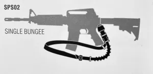 Ar15 Single Point Sling Ar Rifle Sling Tactical Sling , Fully adjustable One Point Sling I Quick Release Single Point Bungee Sling ar sling made in USA