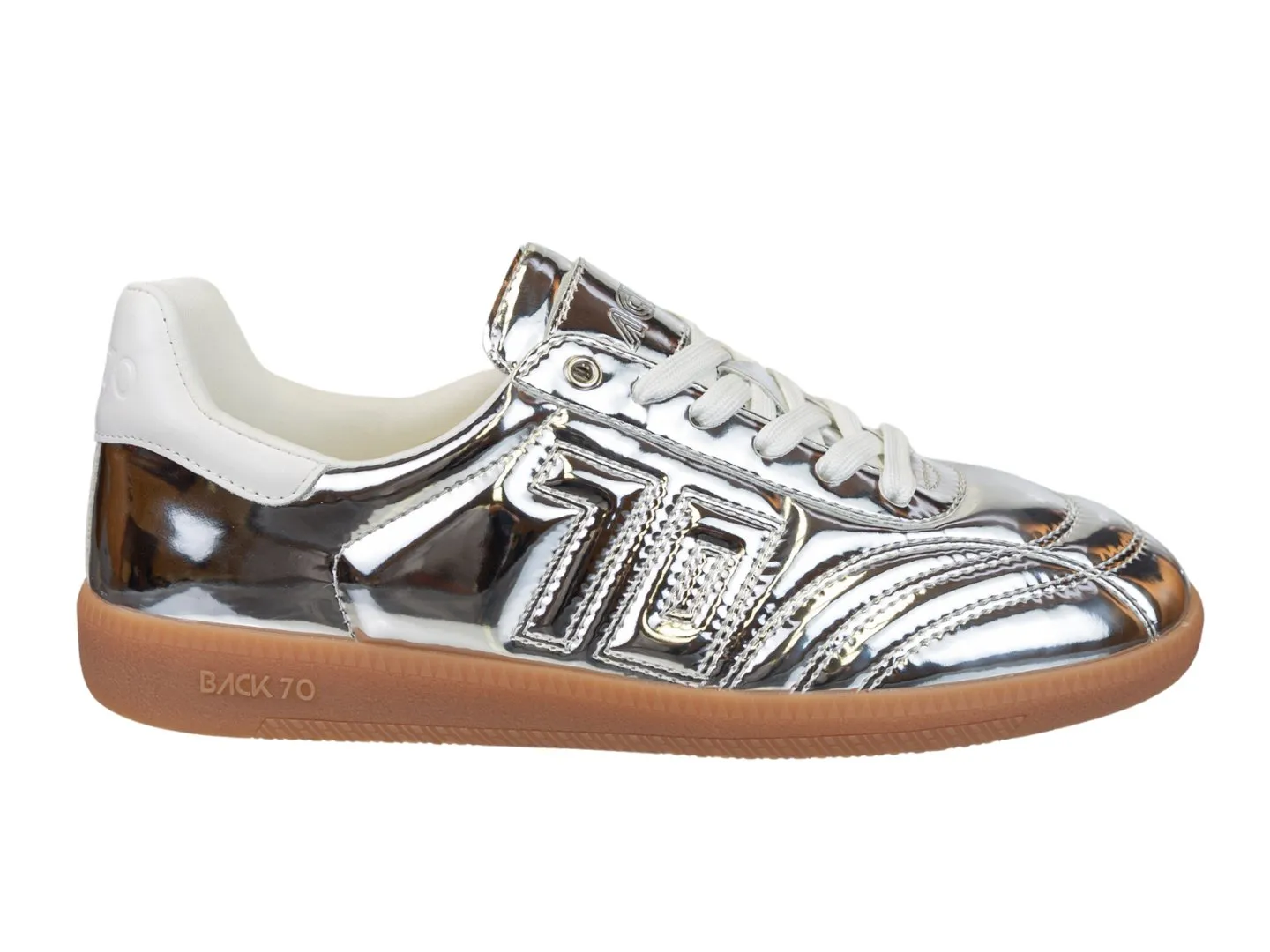 BACK 70 - FLUFFY in SILVER Sneakers