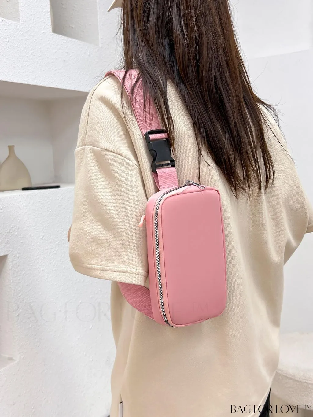 BagForLove - Nylon Solid Color Minimalist Fanny Pack