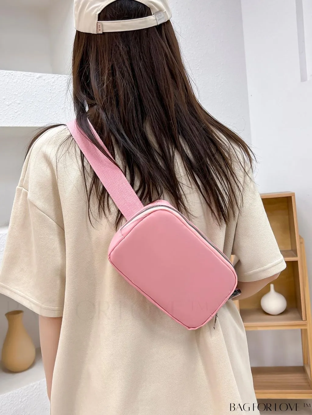 BagForLove - Nylon Solid Color Minimalist Fanny Pack
