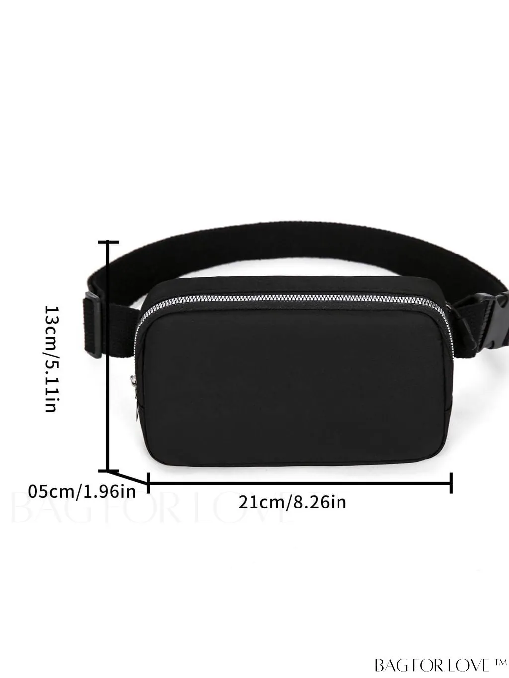 BagForLove - Nylon Solid Color Minimalist Fanny Pack