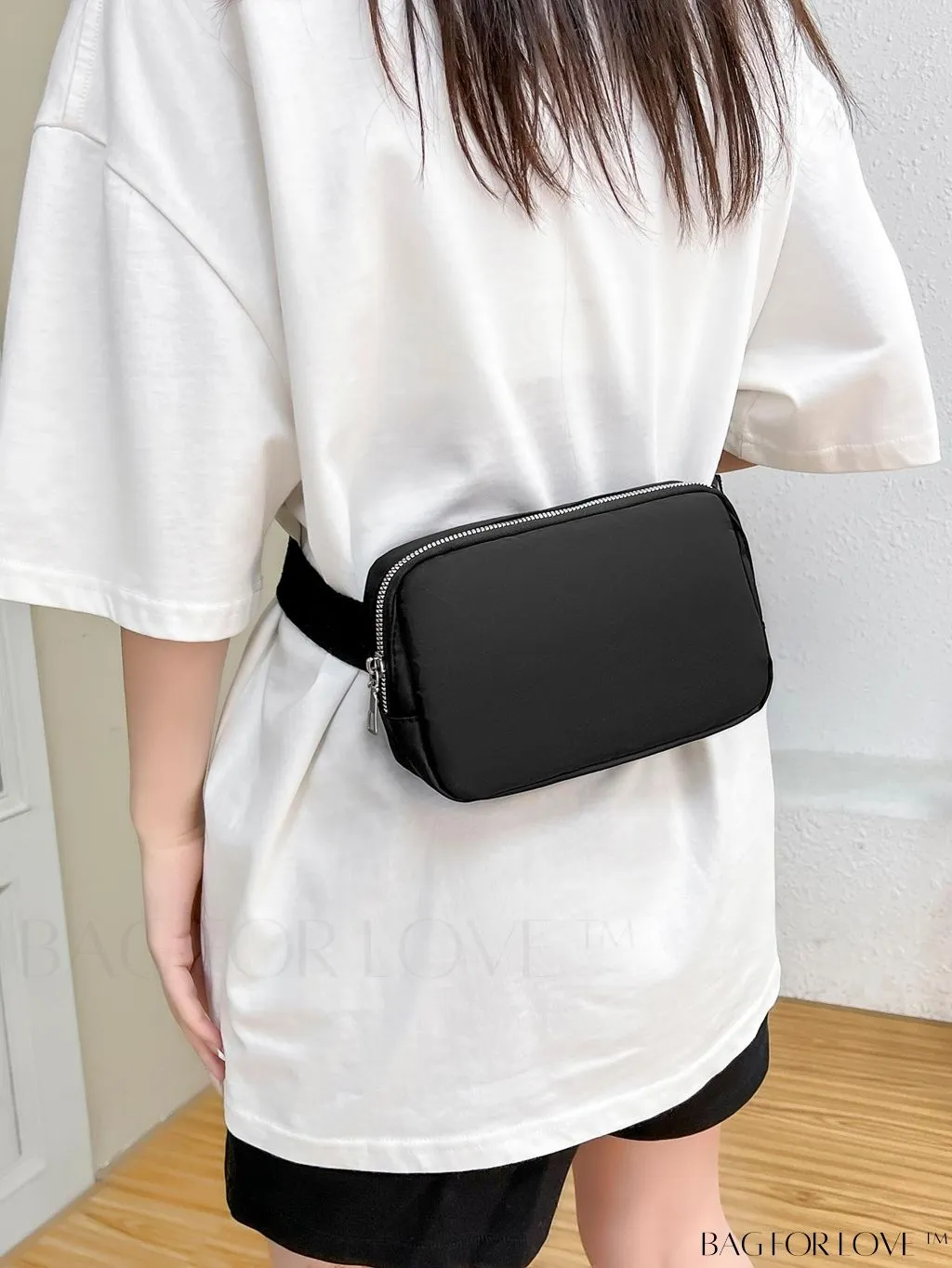 BagForLove - Nylon Solid Color Minimalist Fanny Pack