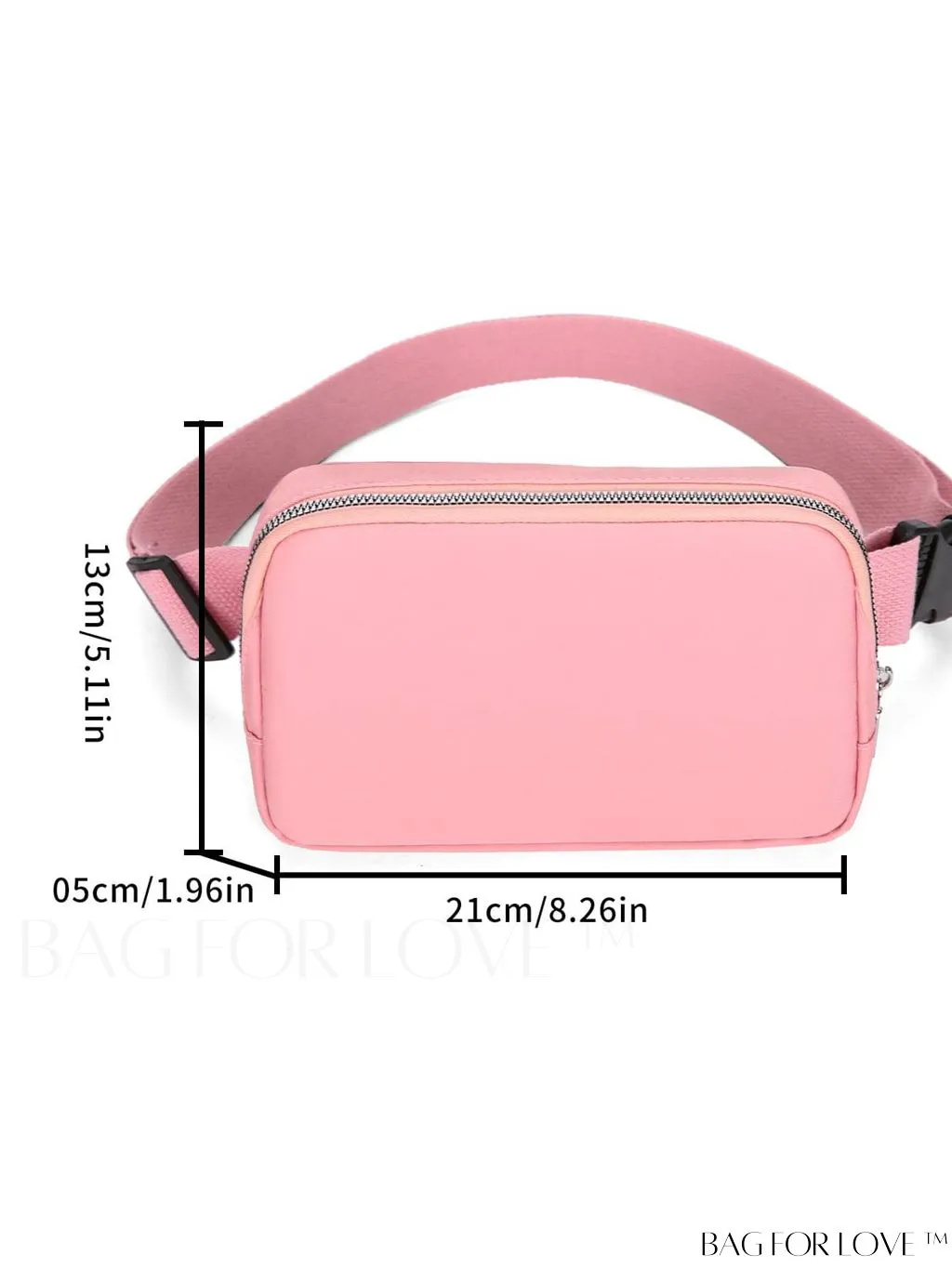 BagForLove - Nylon Solid Color Minimalist Fanny Pack
