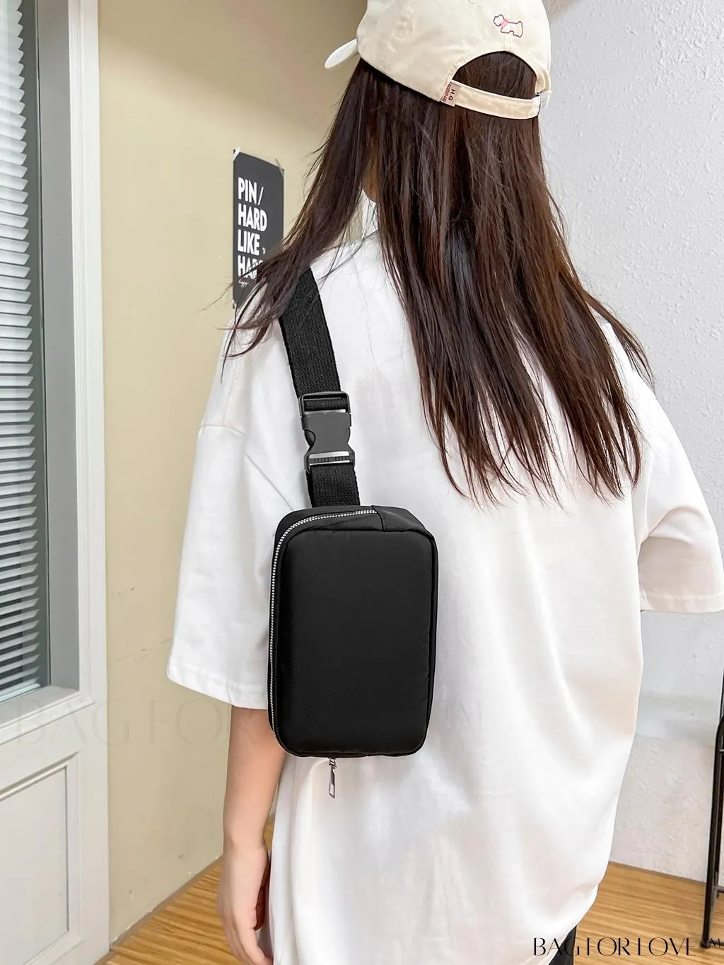 BagForLove - Nylon Solid Color Minimalist Fanny Pack