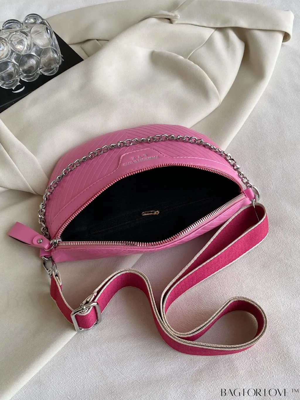 BagForLove - V-Shaped Striped Waist/Chest Bag - Minimalist Design