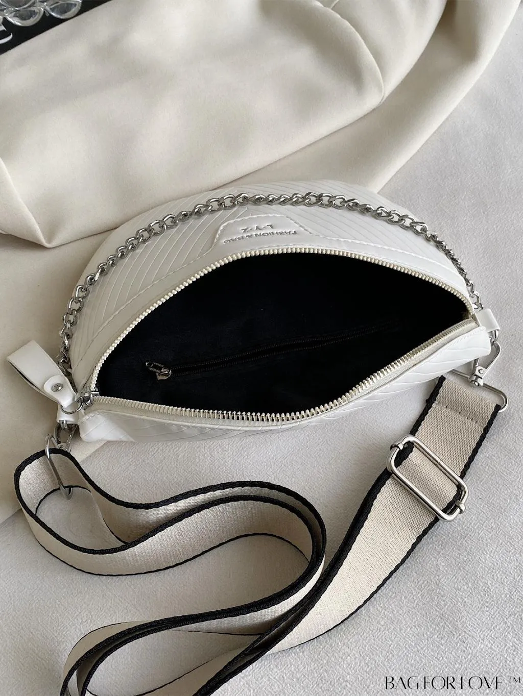 BagForLove - V-Shaped Striped Waist/Chest Bag - Minimalist Design