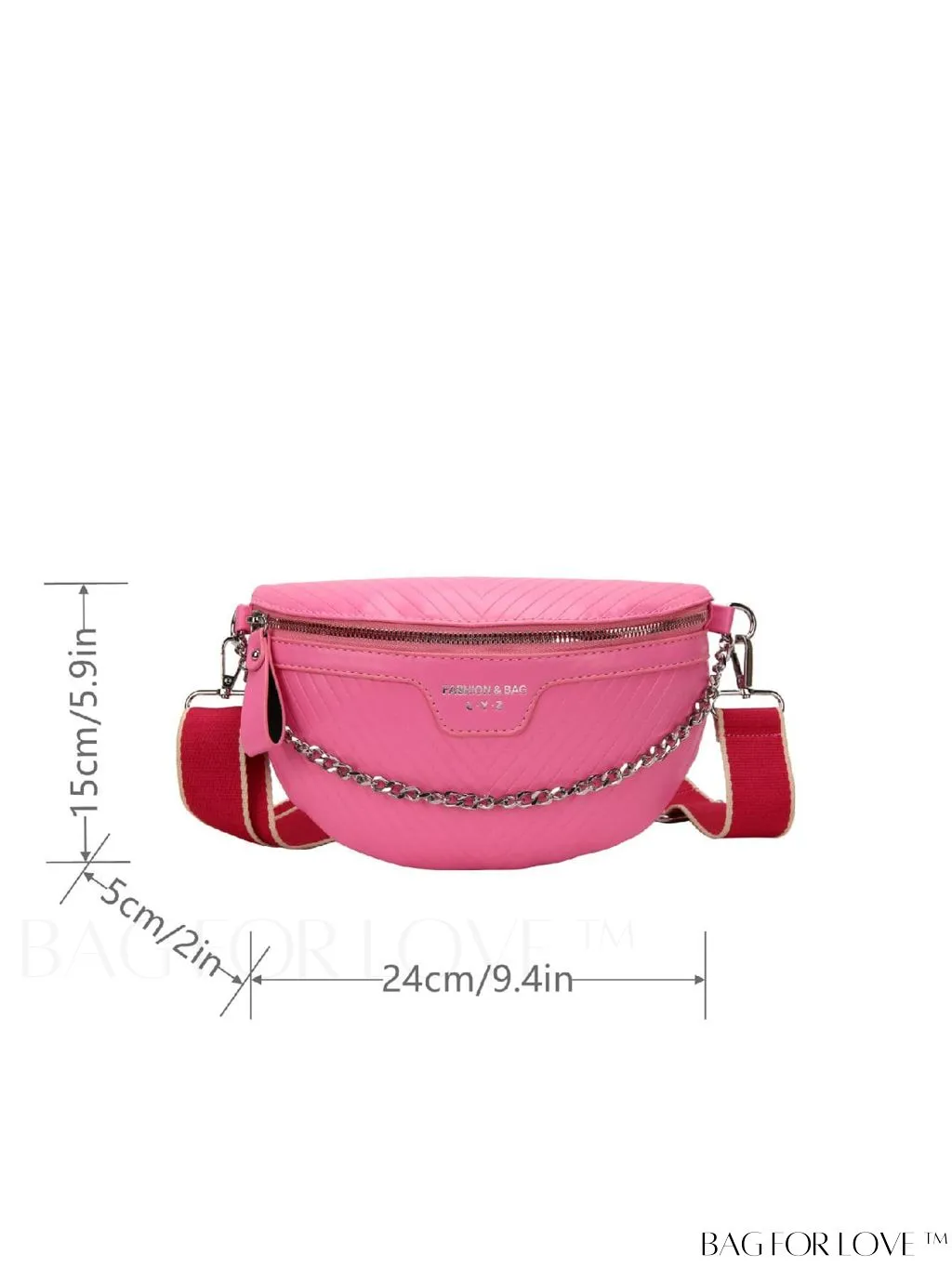 BagForLove - V-Shaped Striped Waist/Chest Bag - Minimalist Design