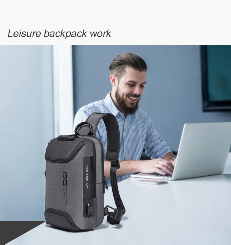 Bange New Anti theft Sling Bag For Men